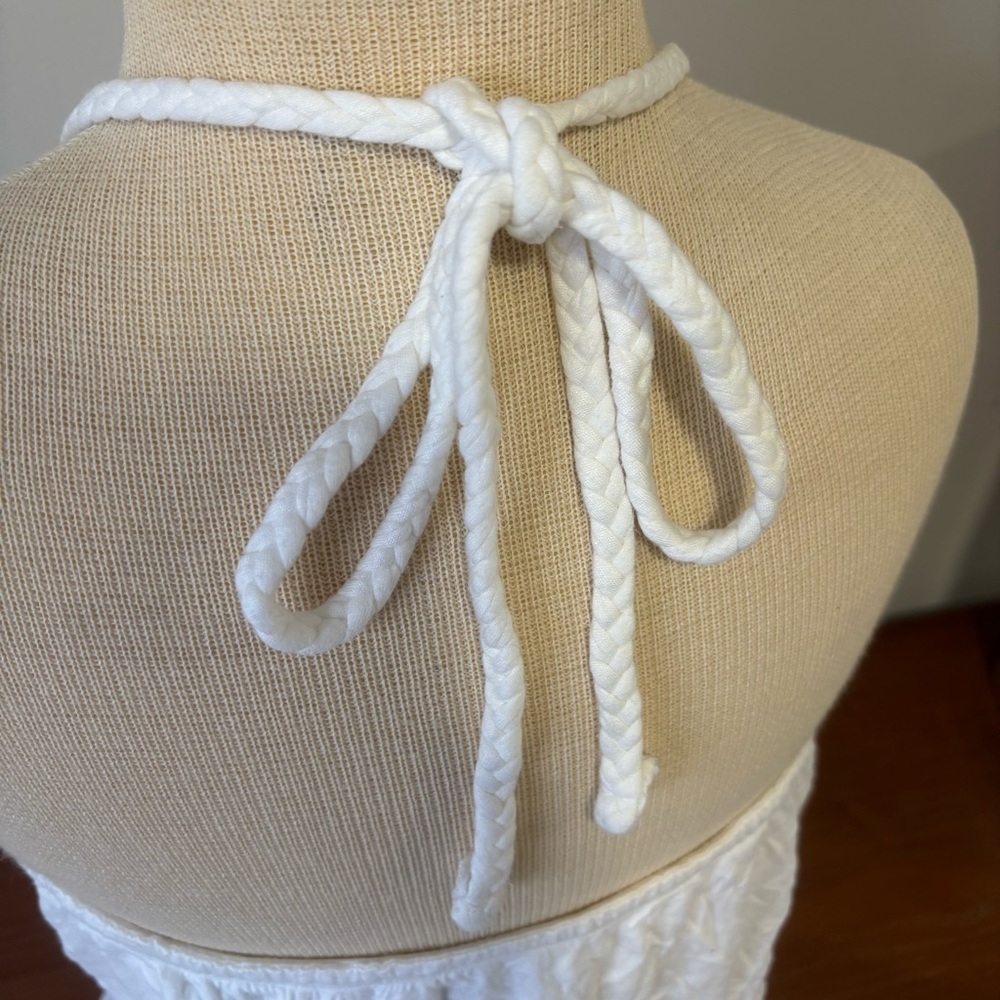 White Ruffled Halter Top by Banana Republic - Picture 5 of 9